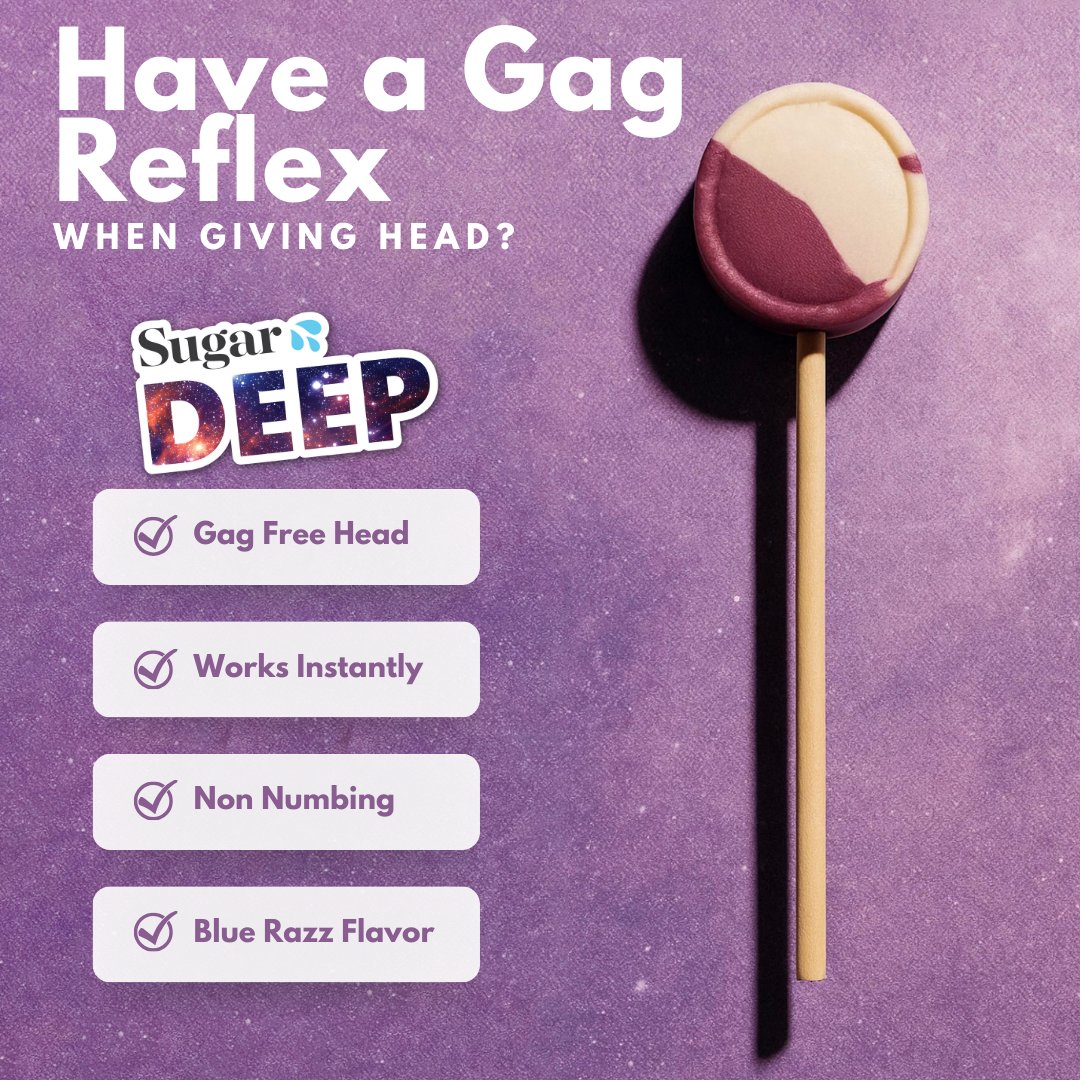 Sugar Splash Deep Gag Suppressing Sucker for Gag Free Head